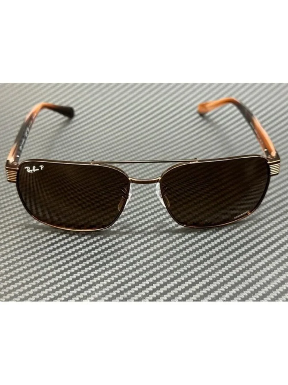 New Ray-Ban Men Copper (Note that color pattern may differ) Sunglasses 61-17-145